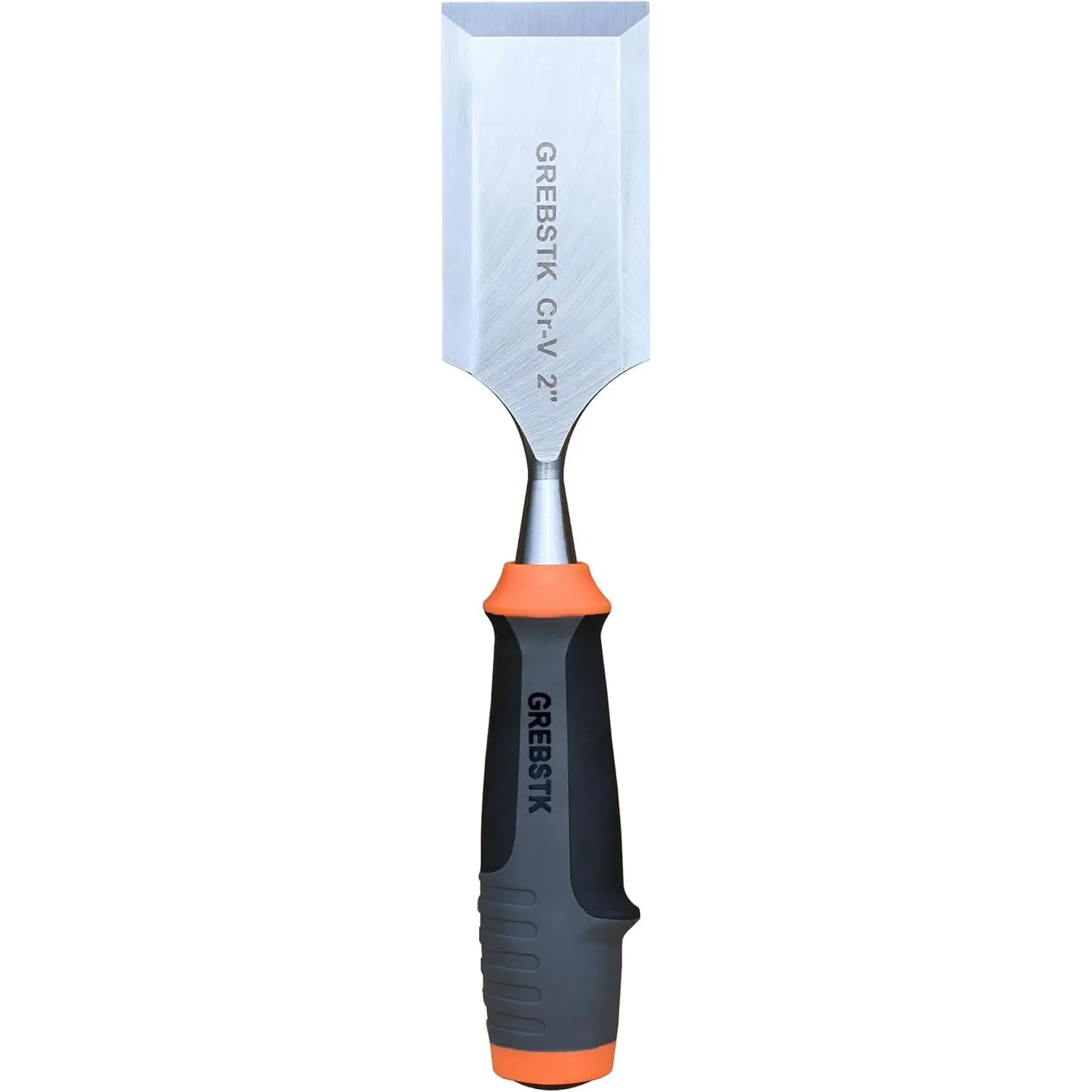 2 inch Professional Wood Chisel for Woodworking, CR-V Steel Bevel-Edge Bench Chisel, Comfortable Extra Large PVC High Impact Handle