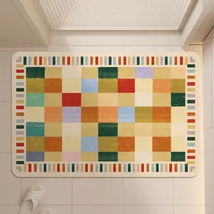 Mecko Extra Thick Memory Foam Bath Mat , Ultra Soft Quick Drying Non,Slip Rug For Shower Floor