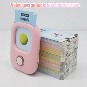 Early Education Flashcard Machine | Early Learning English Audio Flashcard Machine | Comes with Learning Cards | Animal Patterns | English Alphabet | Educational Early Learning Parent-Child Interaction | Birthday and Christmas Gifts for Boys and Girls