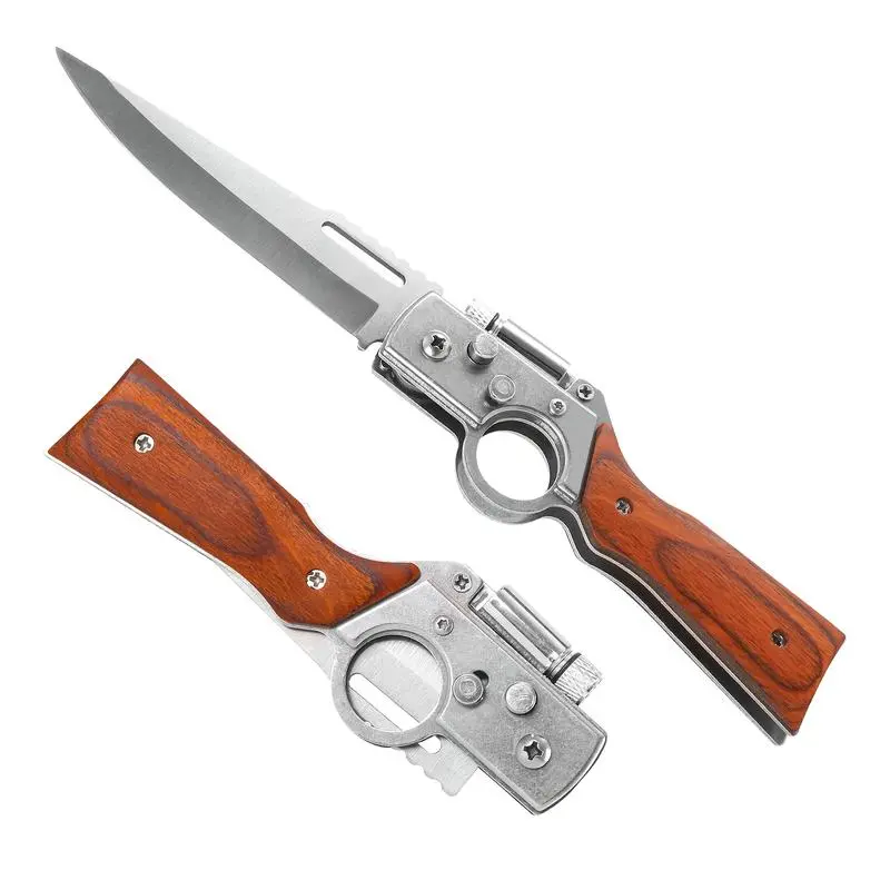 Pocket folding knife, AK47, 5C13Mov stainless steel, safety lock, men's gift, party gift, suitable for camping, hunting, outdoor survival, emergencies and EDC tactical tools.