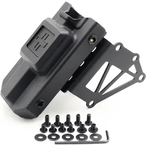 Tactical Tourniquet Holder for Gun Holster Adapter Mount Aluminum, QLS Police Gear Accessories for 3-Hole Right Holster