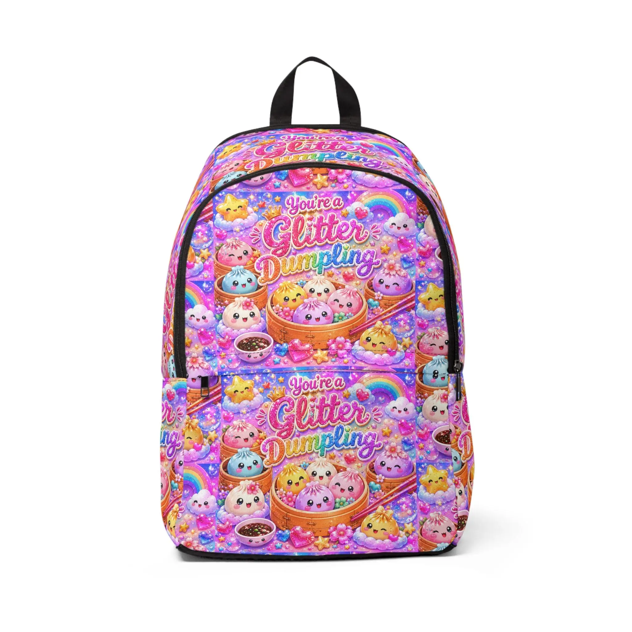 Kawaii Glitter Dumpling Backpack
