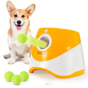 Pet tennis launcher - Dog toy ball throwing machine - Ball throwing device for walking dogs - Automatic ball dispenser - Ball throwing machine