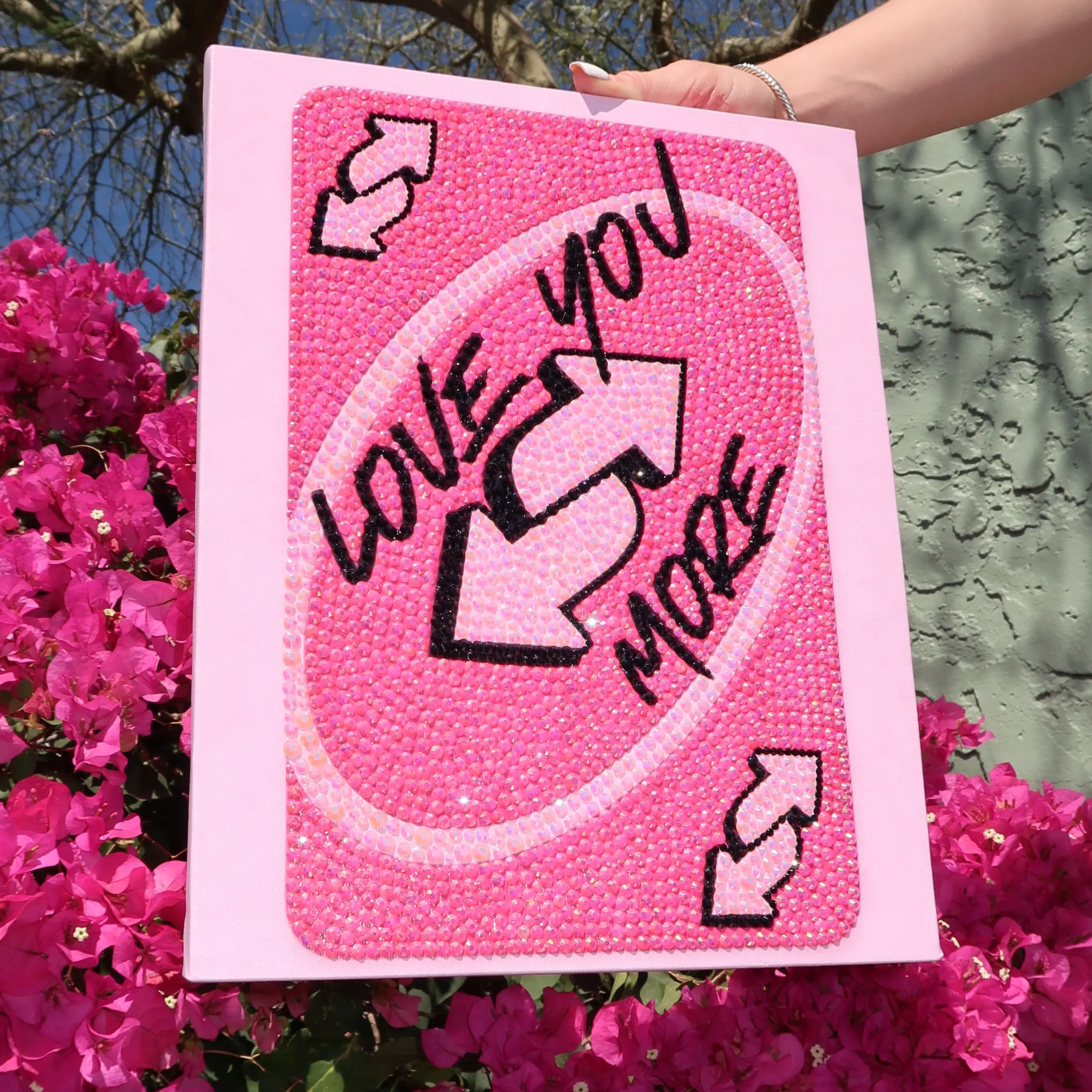 Pink Love You More Bedazzle kit