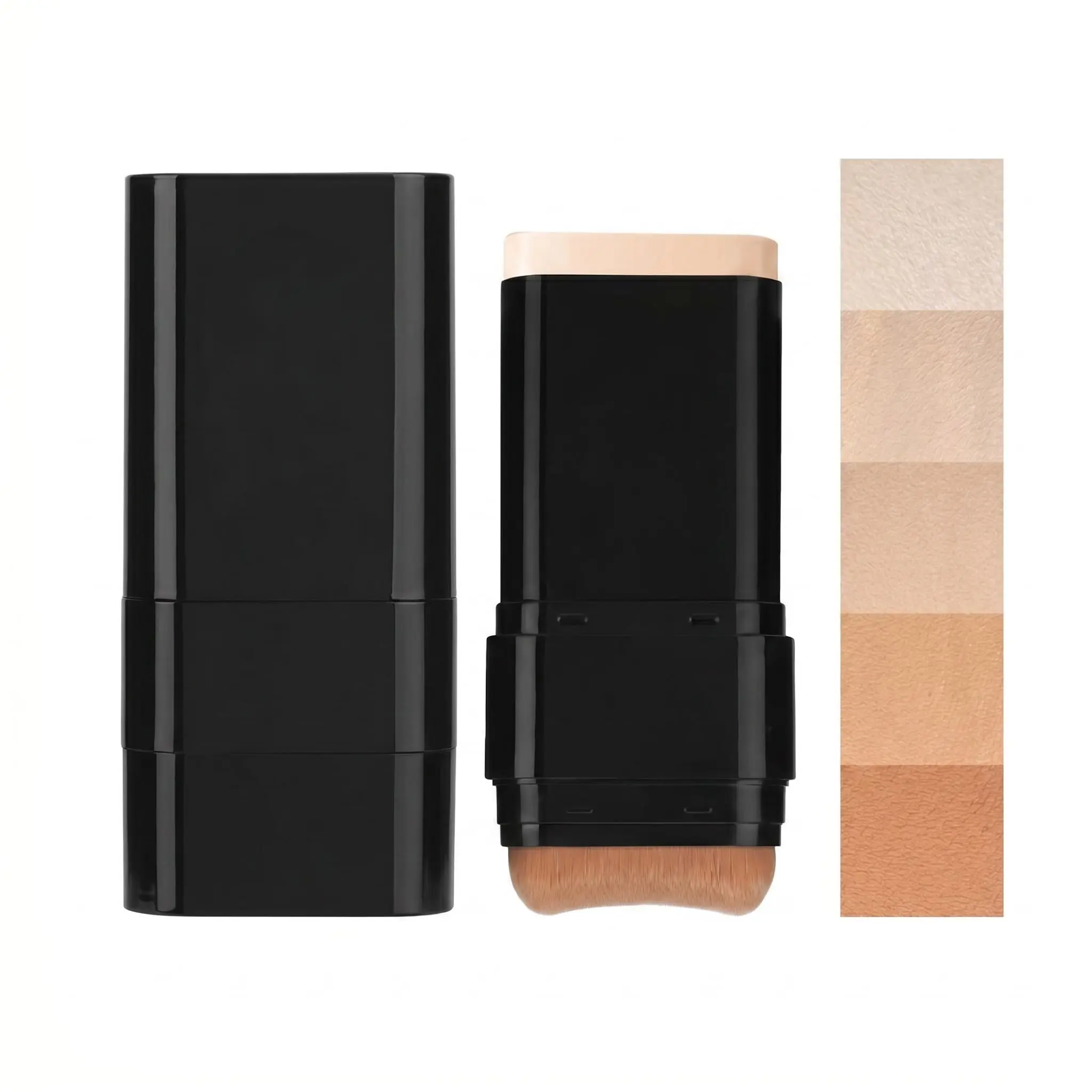 Final Sale! 5-Color Dual-End Concealer Tinted Foundation Stick with Massage Head, No-Mess Acne Coverage Cosmetic, Flawless Smooth Finish for All Skin Types, Limited Stock