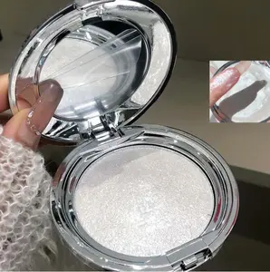 Glitter Facial Highlight Single-color Highlighter Clear Diamonds Sparkling Pearlescent Tint Mashed Potatoes In Monochrome Highlight for Girl Women