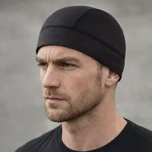 Breathable Helmet Liner Skull Cap – Sweat-Absorbent Cooling Cycling Cap for Men & Women, Lightweight Under Helmet Liner for Bike, Motorcycle & Hard Hat