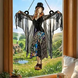 COLECTION - Fleetwood Mac Rumours Stevie Nicks Acrylic Suncatcher, Rhiannon Witch Coven Landslide Suncatcher