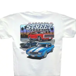 Camaro Street Legends T-Shirt – Chevy Car Fan Graphic Tee, 1967-1970 RS, SS, Z28 Themed Apparel