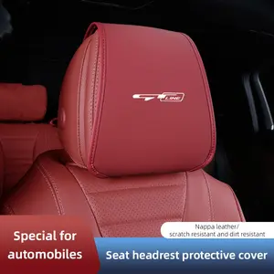 2Pcs Car Pillowcase Car Supplies Headrest Cover For KIA GT LINE K2 Sportage Stinger Sorento Ceed soul sorento VENGA KX5 K3 K4 K5