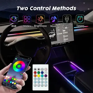RAZEN Car LED Lights, #Summervibes Smart Interior RGB Lighting with APP & Remote Control, 600 LEDs, 213 Modes, Music Sync, USB Powered, Easy Install, Perfect for Parties & Gatherings