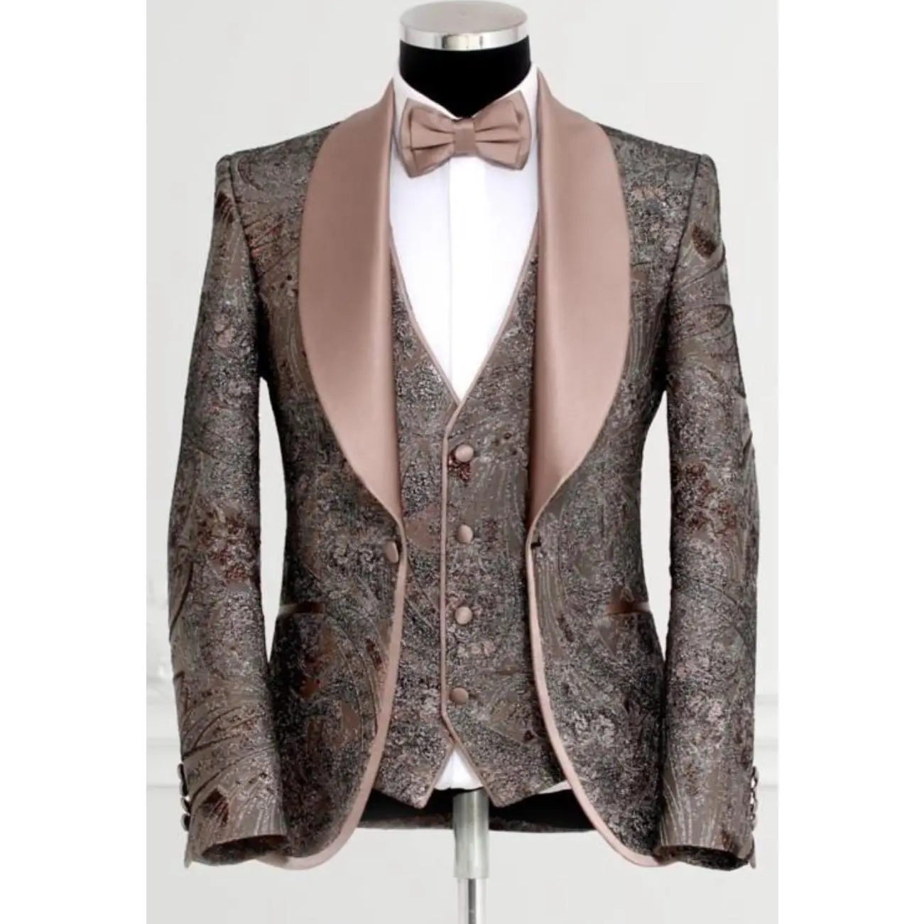 Masculini | 4pc Custom Design Tuxedo | 4123