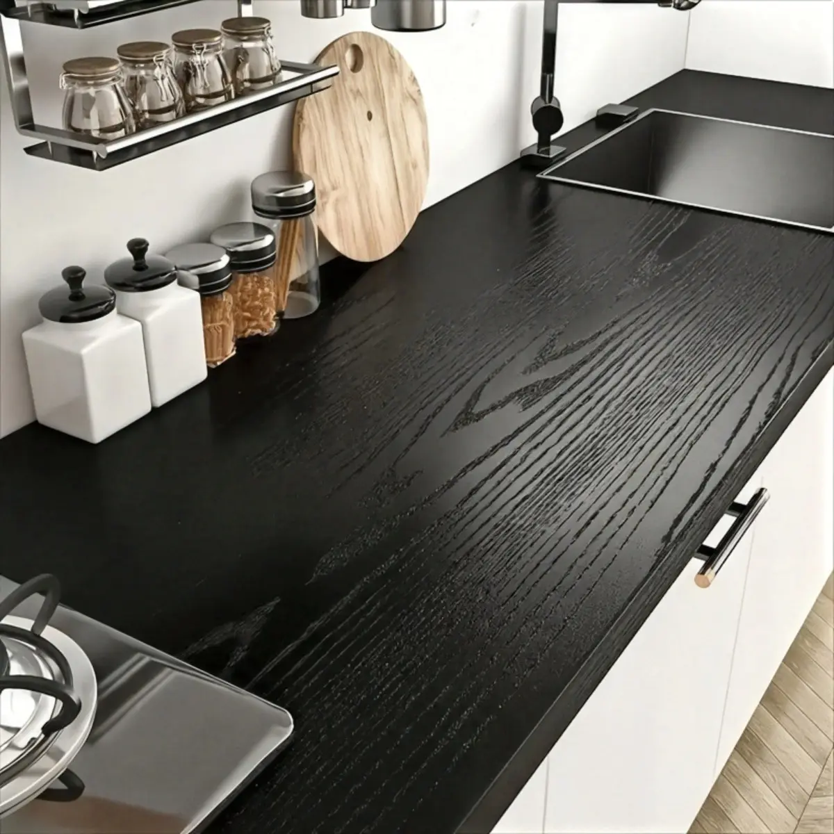 Thick Wood Grain Peel and Stick Wallpaper - Renter Friendly Self-Adhesive Contact Paper with Adhesive Backing, Waterproof, Oilproof, Heat Resistant, Removable Vinyl Film for Indoor Use, Easy Application, Clean Removal, Home Decor