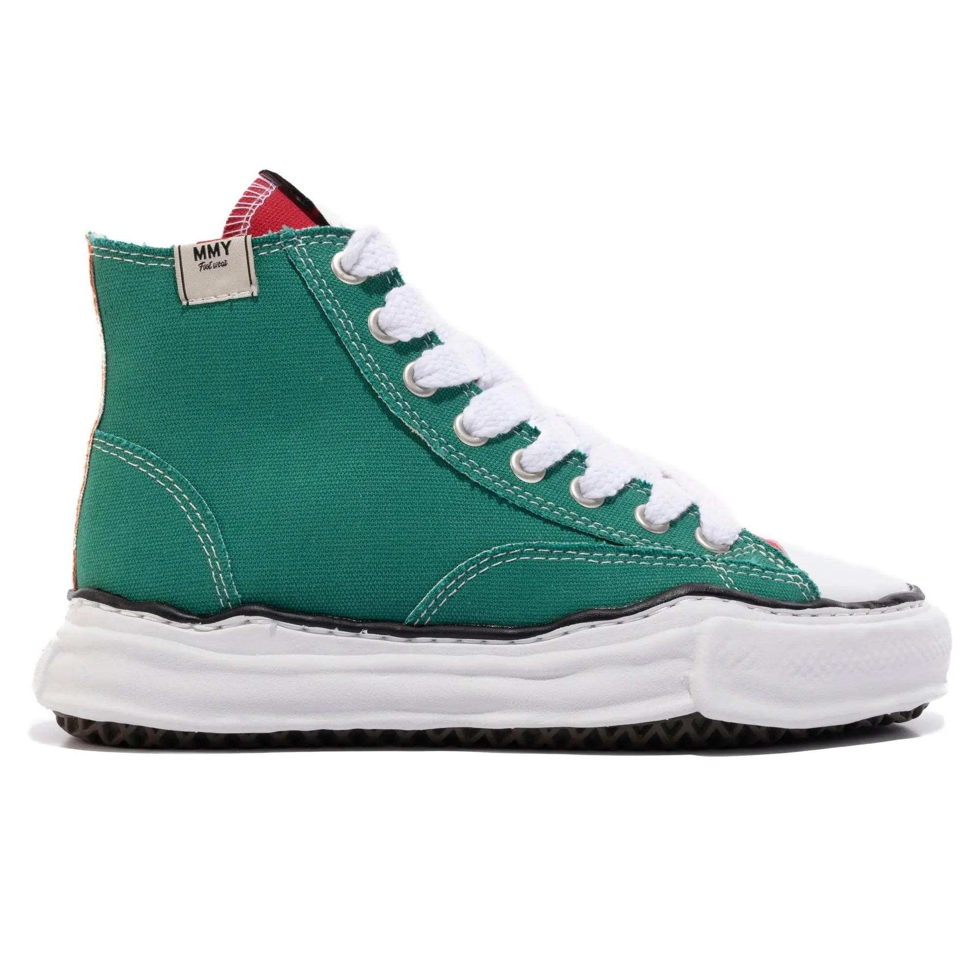 Maison Mihara Yasuhiro Men's Multi-Color High-Top Lace-Up Sneaker - Closed-Toe Casual Trainer with Rubber Sole, A01FW701, European Sizes