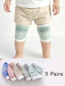 Baby Knee Protectors Set, Unisex Design, Ideal for Crawling Protection, Durable & Non-Slip Material, Basic Style Suitable All Seasons, Knee Protectors For Active Playtime, Baby Kneepads