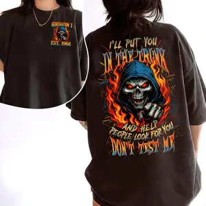 Generation X Custom Year Badass Generation T-shirt, Gen X FAFOT Shirt - 100% Cotton Top Unisex Comfort Womenswear Menswear, Custom Classic Collar Love