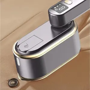 Foldable Handheld Garment Steamer & Steam Iron, Ceramic Plate Wet Dry Iron, Portable for Travel & Home