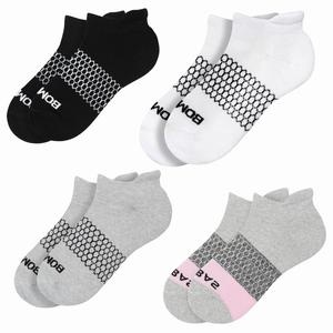 B0MBAS Ankle Sock (Pack 2, 3, 5) - Multi colors, Unisex, Running Socks, Athletic Socks, Seamless Toe, Compression Socks | Comfortable & Stylish Socks