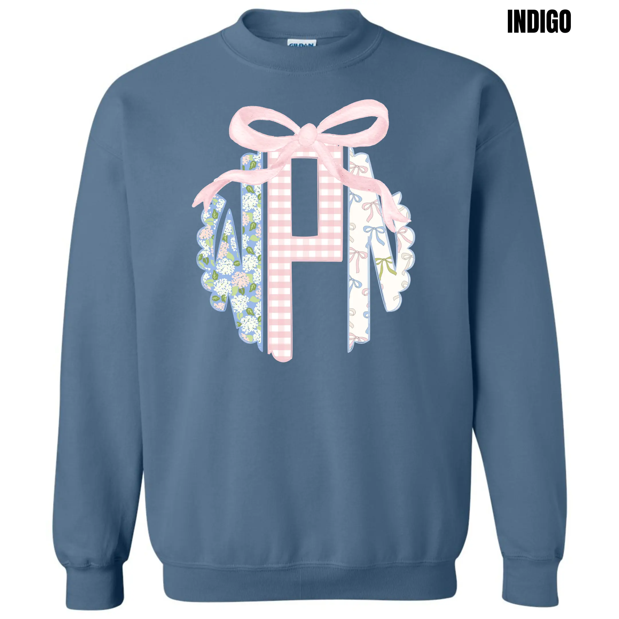 Proper Pastels Monogram Sweatshirt 'NLB'