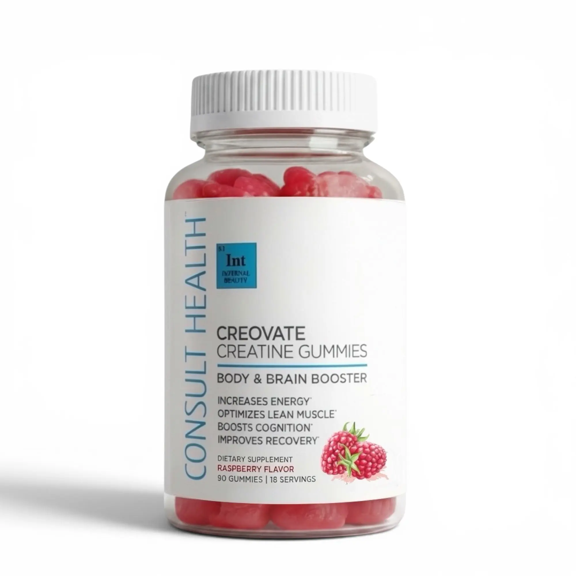 Creovate Creatine Gummies - Choice Of Flavors Creatine Monohydrate Supplement, 90 Gummies