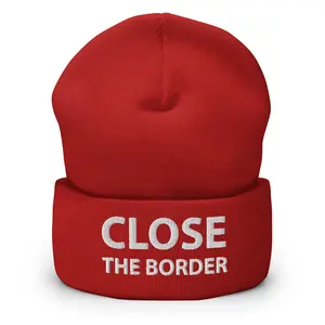 CLOSE THE BORDER - Cuffed Beanie