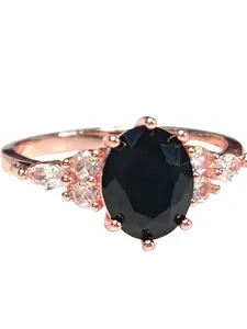 Vintage Garnet Zircon Ring, Luxe Style, Retro Court Design, Perfect for Daily Wear, Dates, Gifts for Partner, Girlfriend, Mom