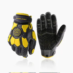 Heavy Duty Work Gloves, 1 Pair Cut Resistant Gloves, TPR Protective Gloves, Touch Screen Work Gloves, Ergonomic Design Gardening Gloves for Men & Women, Construction Gear, Safety, Protector, Touchscreen Work Gloves