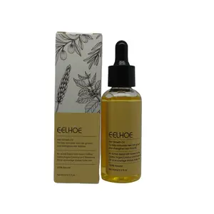 Hair Growth Oil – 100% Natural Oil with Caffeine, Biotin, Castor , Argan , Coconut , Rosemary Oil for Curly Hair