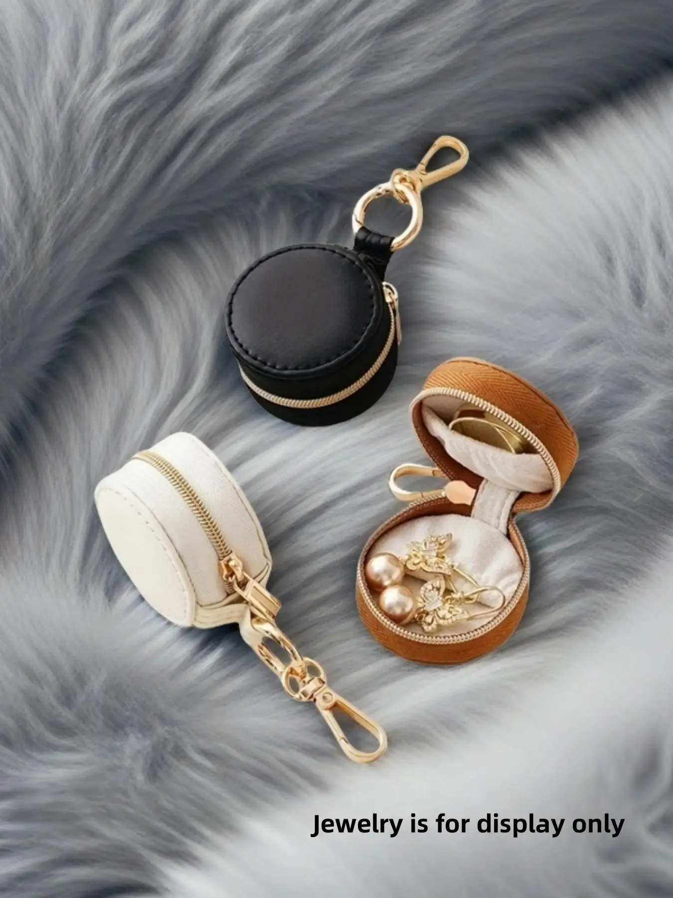 Portable Mini Jewelry Storage Box, Simple Jewelry Box, Travel Jewelry Organizer, Jewelry Display & Organizer for Earrings, Rings, Travel Accessories