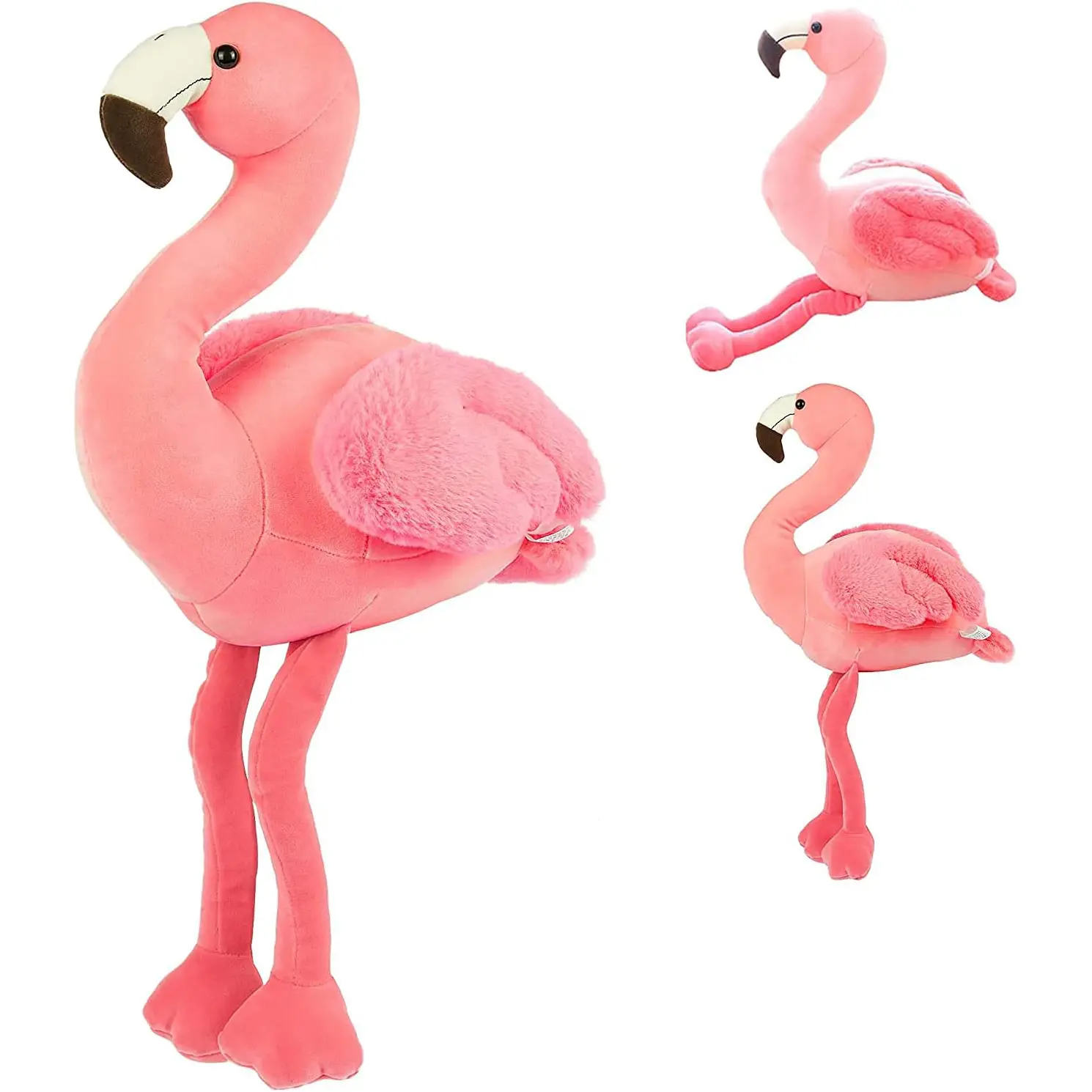 Soft Flamingo Stuffed Animal Pink Plushie Flamingo Plush Toys for Home Decor Stuffed Animals Plush Figure Gift for Kids or Lover in Birthday Valentine and Christmas