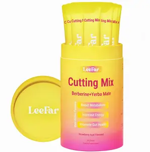 LeeFar Cutting Drink Mix – | DR Strawberry Açaí Flavor – | (30 Servings)