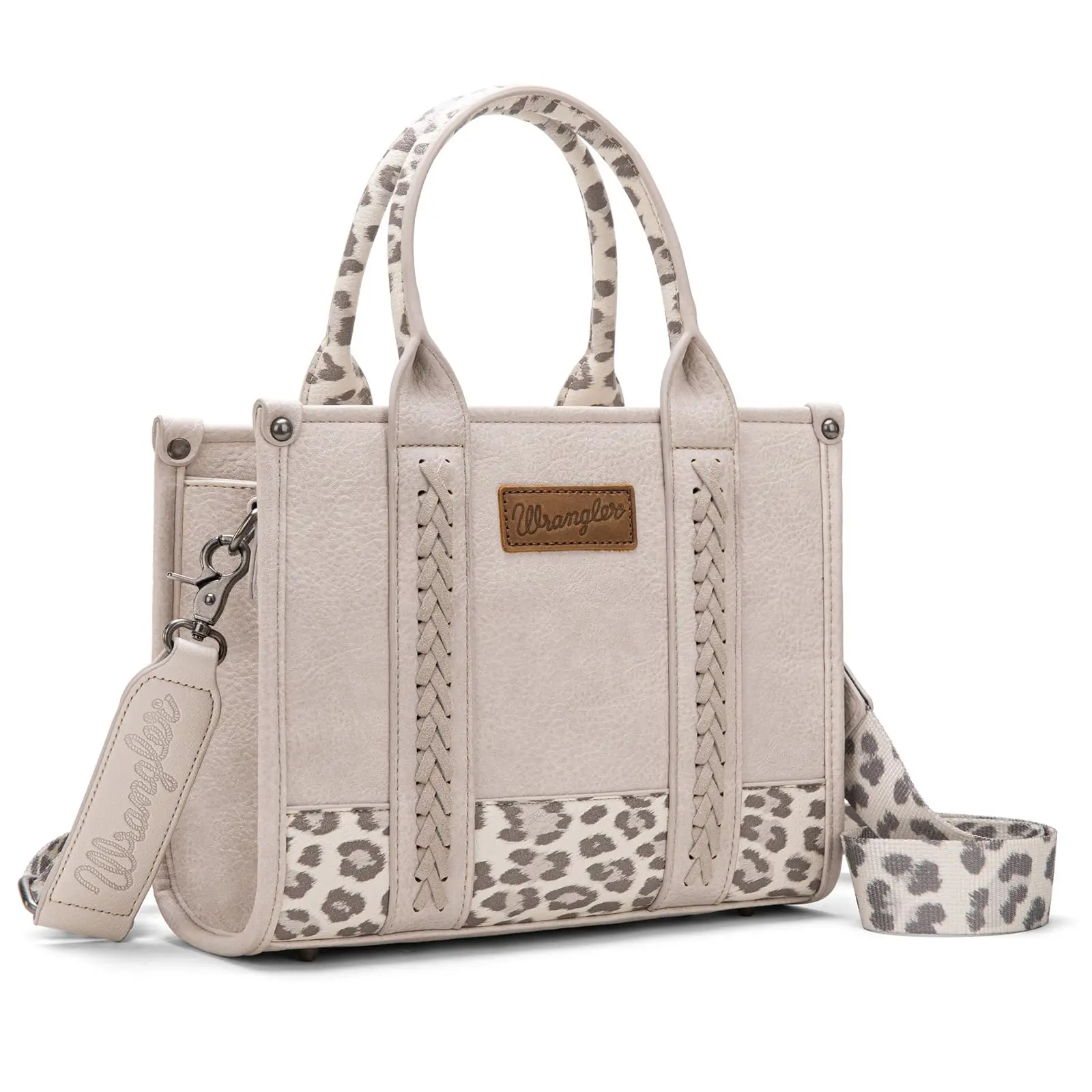 M Lepard Beige-Guitar Strap