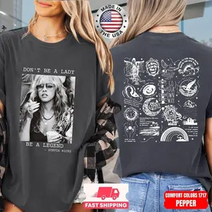 [Sale up to 50%] [Free Ship] Stevie Nicks T-Shirt, Don't Be A Lady Be A Legend Comfort Colors Shirt, Limited Stevie Nicks Retro T-Shirt, Stevie Nicks