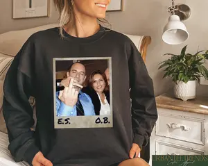 Retro Elliot Stabler And Olivia Benson SweatShirt, Elliot And Olivia Law And Order SVU, 90s Graphic, 90s Movie Sweater
