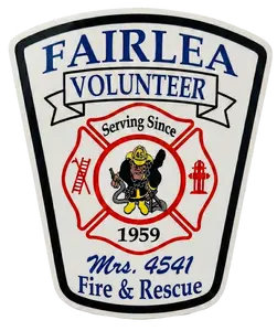 Fairlea Volunteer Fire Window or Helmet Decal Tiktok
