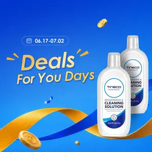 Tineco Floor Cleaning Solution 2L for iFLOOR Series (EXCEPT iFLOOR 5 Steam), FLOOR ONE S3 / S5 / S6 / S7 / S9 Artist Series (EXCEPT S5 Steam / S7 Steam/ S9 Artist Steam) Wet Dry Vacuum (33.8 OZ*2), Household, Deep Stain Remover, Cleaner, Floor Cleaner