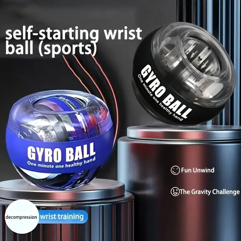 Self-starting Wrist Ball, Wrist Strengthener, Wrist Exercise Ball, Mechanical Power Wrist Trainer, Fitness Equipment for Home Gym, Gym Accessories, Fitness Workout Accessories
