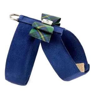 Scotty Big Bow Tinkie Harness Forest Plaid