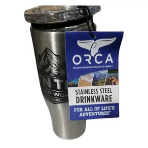Mtn Top Laser Worx Orca Water Bottle, Stylish Portable Travel-Friendly Drinkware for On-the-Go Use