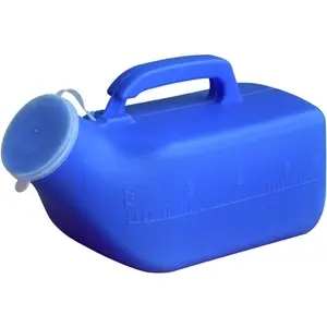 Men's urinals for Men 2000 ml Super Large Capacity Portable Male Urine Cups Hospital Bed with lid Pee Bottles for Men (Pack of 1)