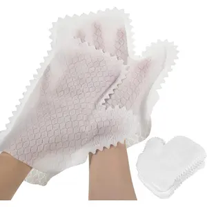 60 count White Microfiber Dusting Gloves Artisan Dusting Mitt Microfiber Cloth Replaces Dust Wipes  Dusters for Locks in Dust   Cleaning Possible Dual-Sided Disposable