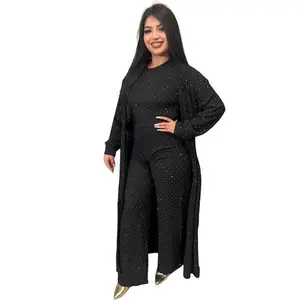 Heavenly Comfort Collection - Set 3 Pieces Tank Top, Pants and Cardigan