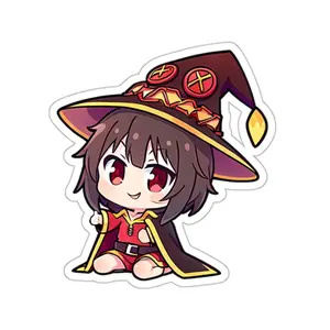 Cute Chibi Megumin Kiss-Cut Stickers