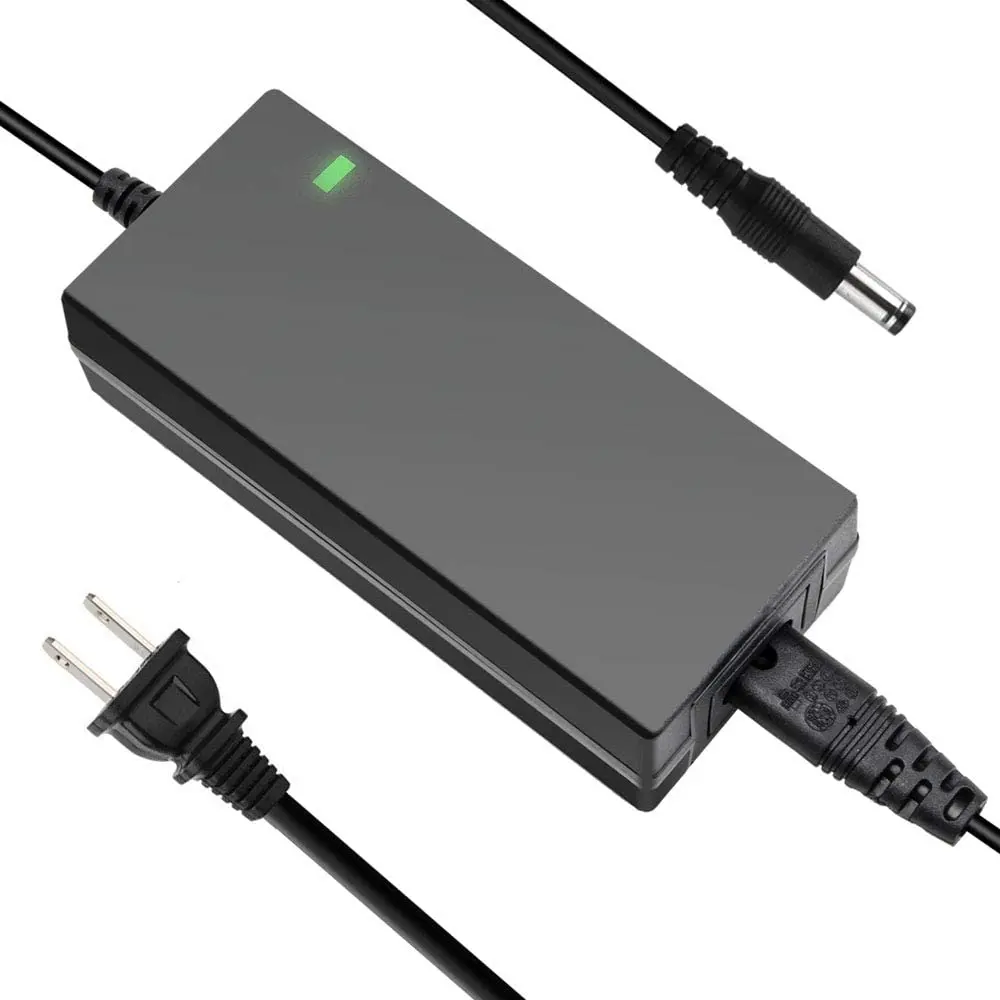 42V 2A Compact Ebike Charger for 36V Li-ion Battery, Plastic/Metal Fast Universal Adapter with Safe Protection, LED Indicator, 1.5A Compatibility, 50/60Hz for Electric Bikes & Scooters, 100% OEM Compatible, 42V 2A Ebike Charger, Ac100-240V, Ebike/Scooter