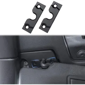 Sun Visor Repair Kit Compatible with 2018 Jeep Wrangler JK/2018-2023 Wrangler JL/2020-2023 Gladiator JT Interior Accessories Aluminum Alloy Sun Visor Fixing Clip