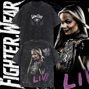 Fighter.Wear - Liv Morgan WWE Old Graphic Retro 100% Cotton Washed T-Shirt hoodie Vintage, Y2K Streetwear Tee, WrestleMania 42, Main event, Pro wrestling Fans, Gift For him her, Combat League, Sport, fight night shirt, Unisex