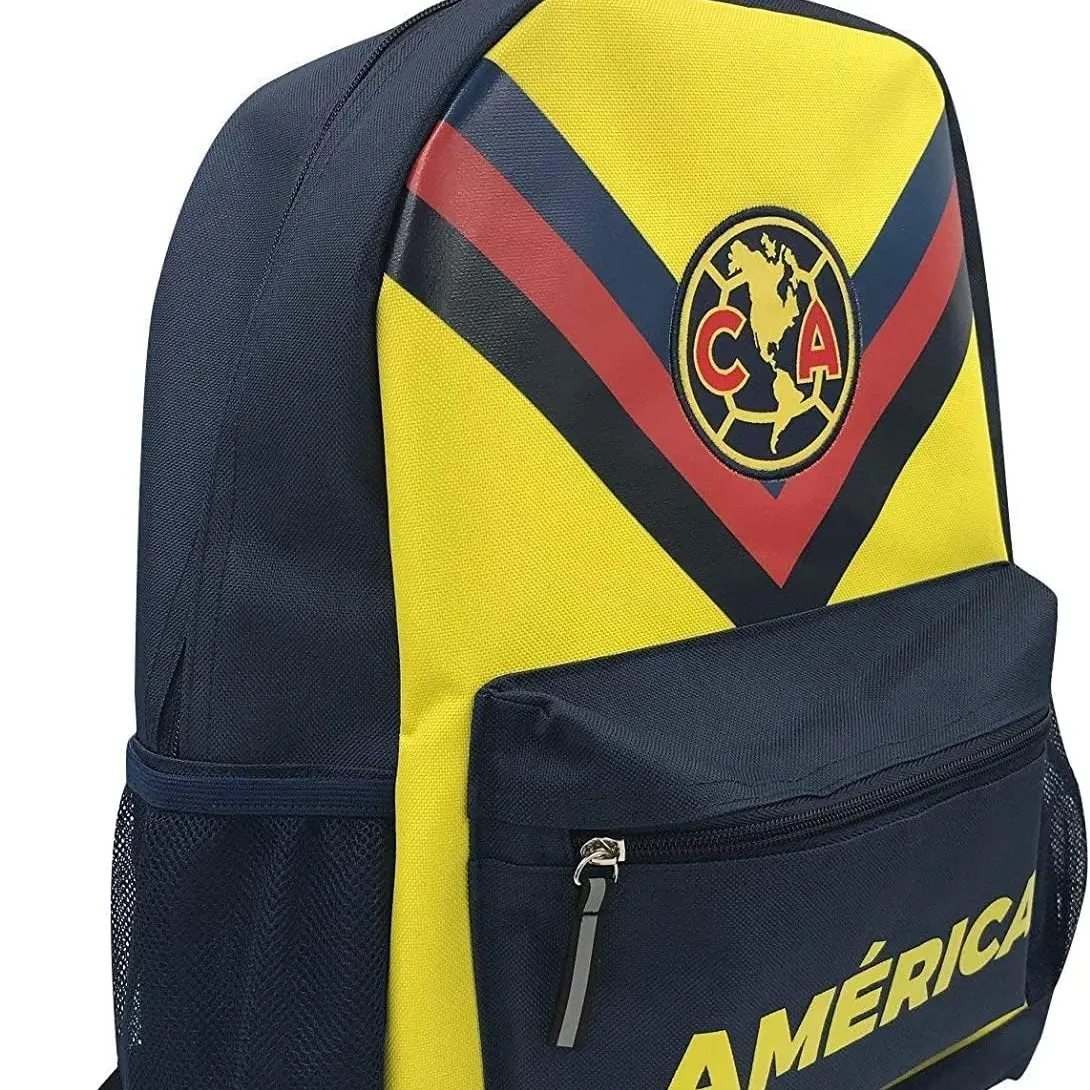 CA Club America Team Logo Backpack - Yellow blue Color