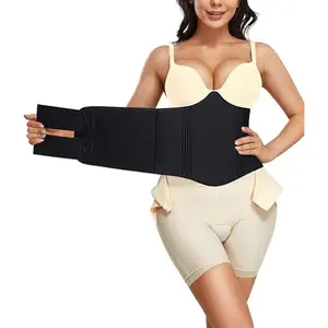 360 Lipo Foam Ab Board Post Surgery Abdominal Compression Belly Wrap Recovery Waist Cincher(size 43 inch 110cm)