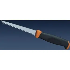 6" Drywall Jab Saw with Ergonomic Handle - High Carbon Steel Blade for Precise Cutting - Keyhole Saw for Sheetrock and Wood - EasyCut Design for Clean Cuts - Durable Construction for Professional Use soft grip fiberglass handle multi tool