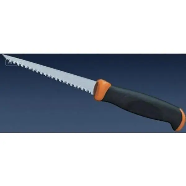 Edward Tools 6-in Blade Drywall Jab Saw - High Carbon Steel Double Ground Teeth for Precise and Easy Cuts - Ergonomic Soft Grip Fiberglass Handle - Keyhole Saw for Home Improvement, Sheetrock, Wood - Durable Professional Tool